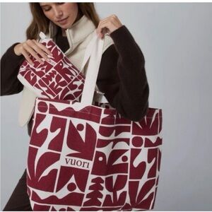 Vuori Limited Edition Holiday Tote & Toiletry Pouch